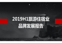 2019上半年旅游住宿业品牌发展报告
