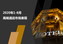 2020年1-8月高端酒店品牌市场表现