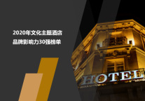2020年文化主题酒店品牌影响力30强榜单