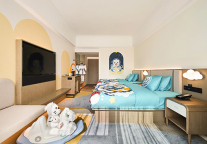 睡萌宠客房 享空中花园早餐 遛娃一步到位