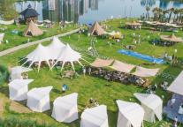 出门即远方 夜登龙泉山记录成都城市美景