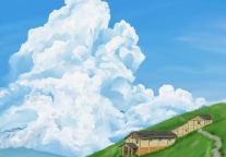 太厉害了吧！你敢信？这竟然是她们画出来的治愈系武功山~