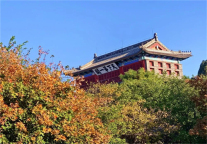 一叶落而知天下秋，山海关景区秋色正浓