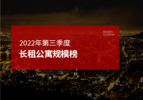 2022年第三季度长租公寓规模榜