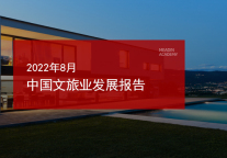 2022年8月中国文旅业发展报告	
