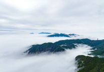冬季到明月山看“海”！云海之上，苍穹之下，宛如仙境~