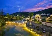 武功山下的夜景，太迷人了！