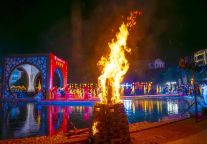 火龙追月庆中秋！温汤中秋拜月仪式