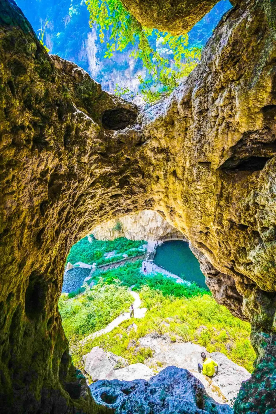 当I人和E人来到云丘山景区…都是山里的快乐人！