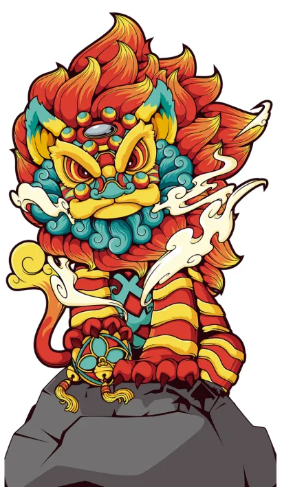 国潮IP狮王阿醒来啦！台州府城紫阳街年轻人的趣玩打卡点又“+1”