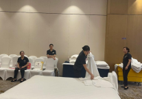 萍乡武功山万达锦华酒店开展员工技能大赛