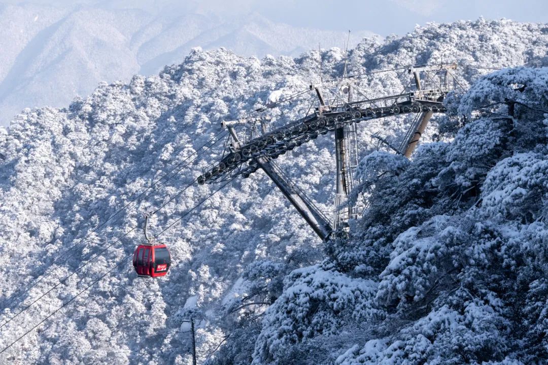 心动！雪后的三清山万里挑一
