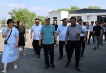 陕西省文联党组成员、专职副主席蔺雨赴中能文创园和统万城景区调研