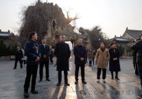 世界工程组织联合会主席龚克一行来洪洞大槐树景区考察