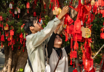 520甜蜜书写 || 山海关景区角山三行情书林下的美好时光