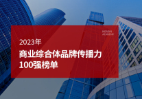 2023年商业综合体品牌传播力100强榜单