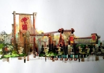 中华文化挖掘提炼，“经纬之光”表达“人类命运共同体”