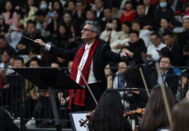 意大利米兰音乐会的风吹到了榆林，与榆林市民共贺新年