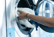 酒店洗衣机，也卷起来了 