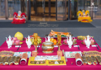 武汉万达瑞华酒店新春舞狮 共贺祥瑞新岁