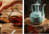 初冬饮酒君澜理，赏酒赏食赏美器