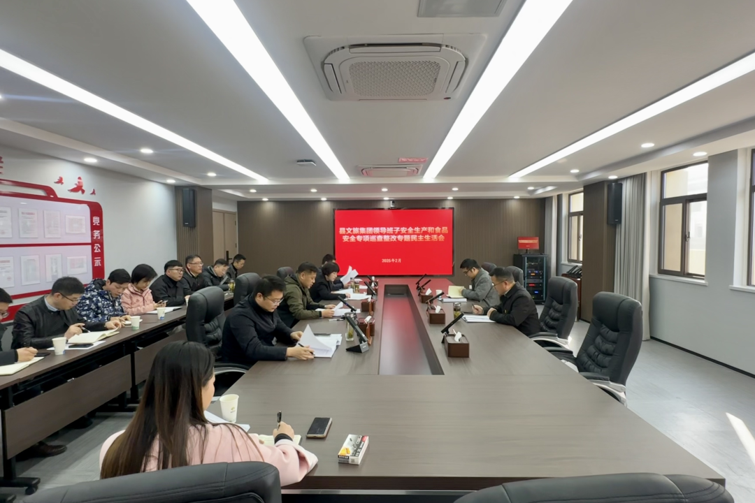 肥西文旅集团党委召开2024年度民主生活会