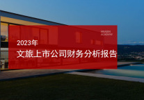 2023年文旅上市公司财务分析报告