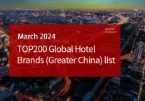 TOP200 Global Hotel Brands (Greater China) in March 2024