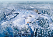 哈尔滨冰雪大世界四季冰雪项目进入竣工倒计时