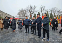 中国舞协来洪洞大槐树景区对“威风锣鼓”进行采风