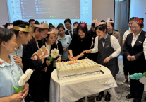 佳木斯万达锦华酒店举办第二季度员工生日会