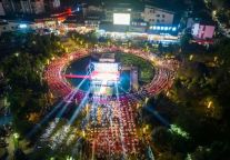 2023宜春·第十七届月亮文化旅游节“穿越2000年 同泡硒温泉”活动在明月山温汤镇隆重举行