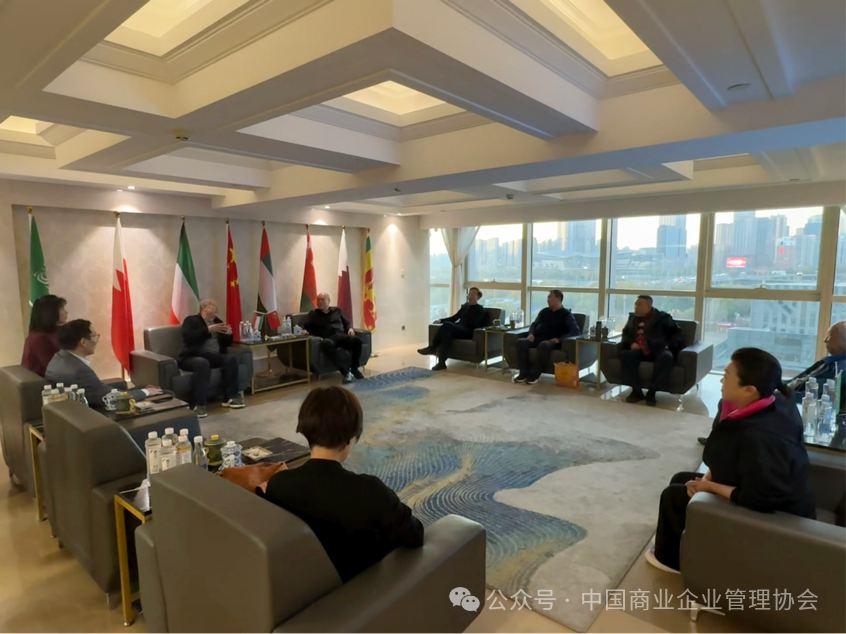 中商企协刘育才会长一行应邀到访中东辽宁总商会