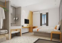 贝壳酒店， 假日冬游五彩淮南