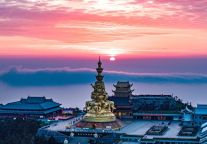 冬季赏雪天花板！峨眉山景区，你是真的火啊