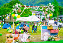 摇尾露营萌出圈！明月山景区开拓文旅融合新赛道！