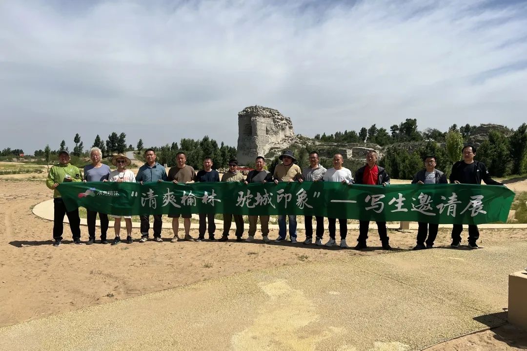 油画家笔下的统万城，无法抗拒的美！