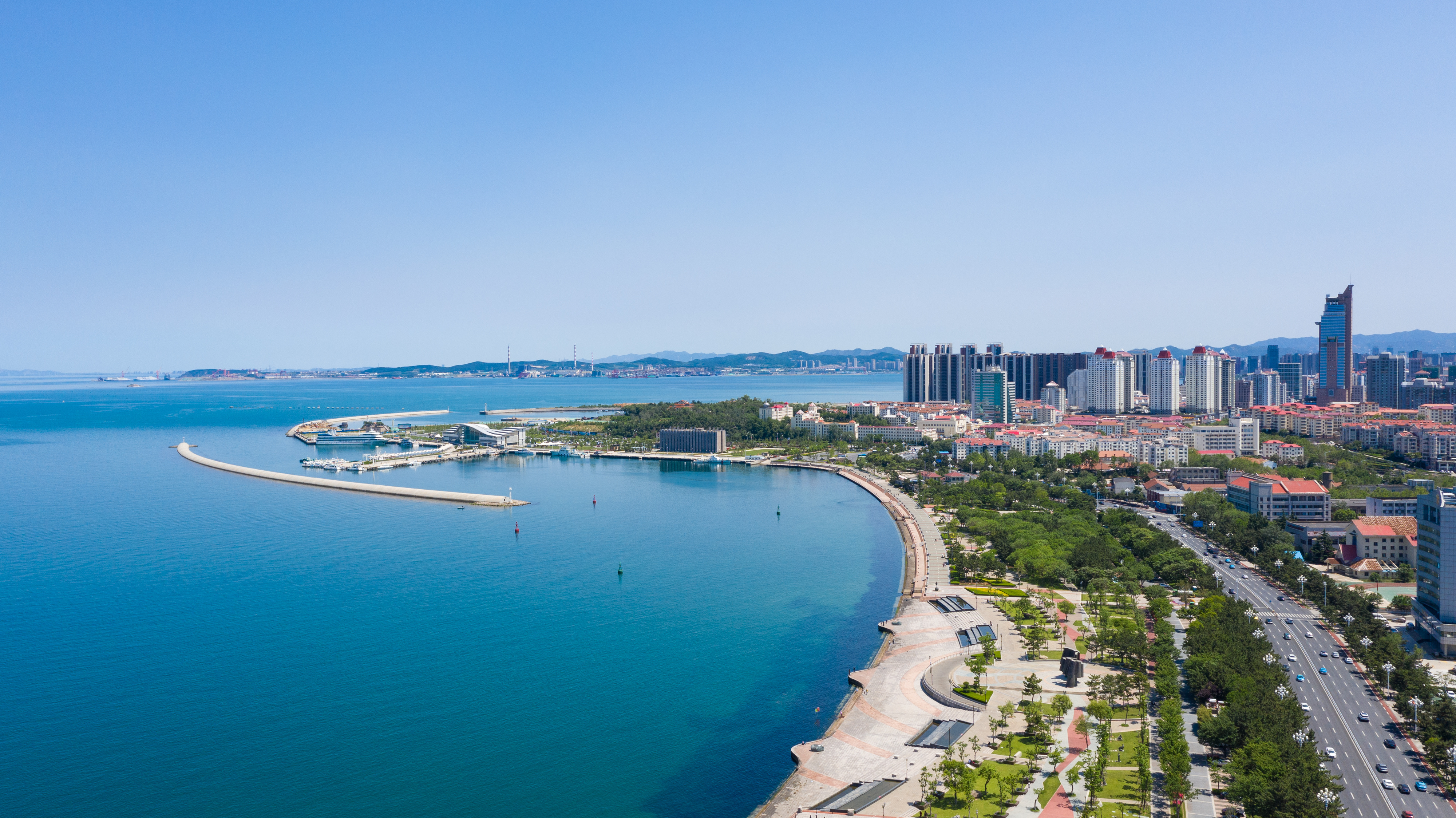 威海首家国际五星级希尔顿酒店落地