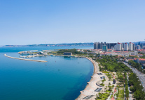 威海首家国际五星级希尔顿酒店落地