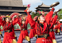 “千年非遗 回荡平阳”非遗巡演“五一”假期走进洪洞大槐树景区