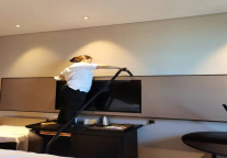 齐市富力万达嘉华酒店进行节后清洁工作