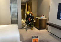 萍乡武功山万达锦华酒店举行消防演练活动