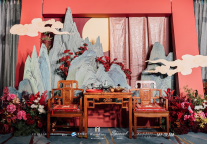 西宁富力万达文华酒店秋季婚礼沙龙邂逅东方美学