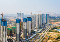 东莞市首个配售型保障性住房主体结构封顶