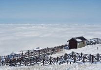 高级感满满！如何在武功山拍高人气雪景氛围图？