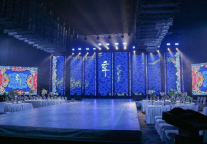 呼和浩特富力万达文华酒店举办蒙式婚礼秀