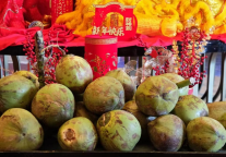 哈尔滨万达文华酒店万只鲜椰到店