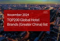 TOP200 Global Hotel Brands (Greater China) in November 2024