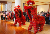 长白山万达酒店群舞狮闹新春：喜“狮”连连，年味正浓