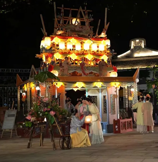 从西湖到东湖！送花姑娘来台州府城啦，宋韵七夕仪式感拉满！